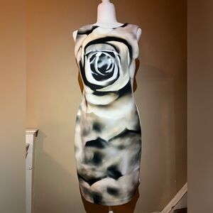 Vintage Y2K Morgan rose bodycon dress size M